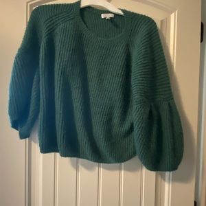 Bell sleeve Turquoise Nordstrom sweater